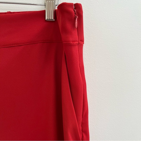 Summersalt Perfect Wide Leg Pants in Lava Red Stretch Pockets EUC Size 14 - Picture 10 of 13